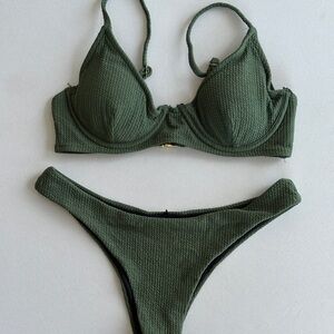 Topanga Olive Green Bikini